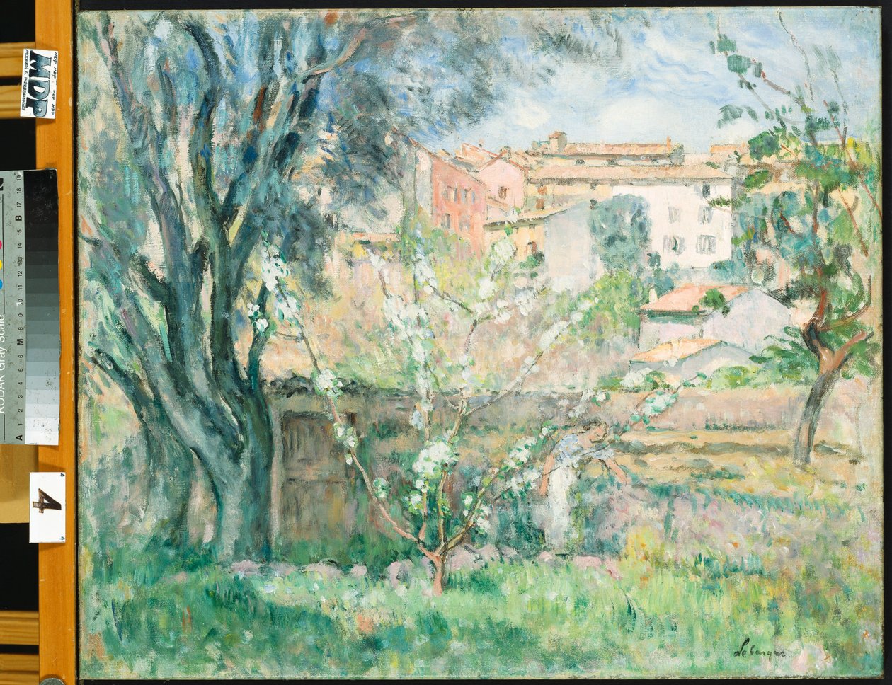 Taiteilijan puutarha Cannetissa, 1931 tekijältä Henri Lebasque