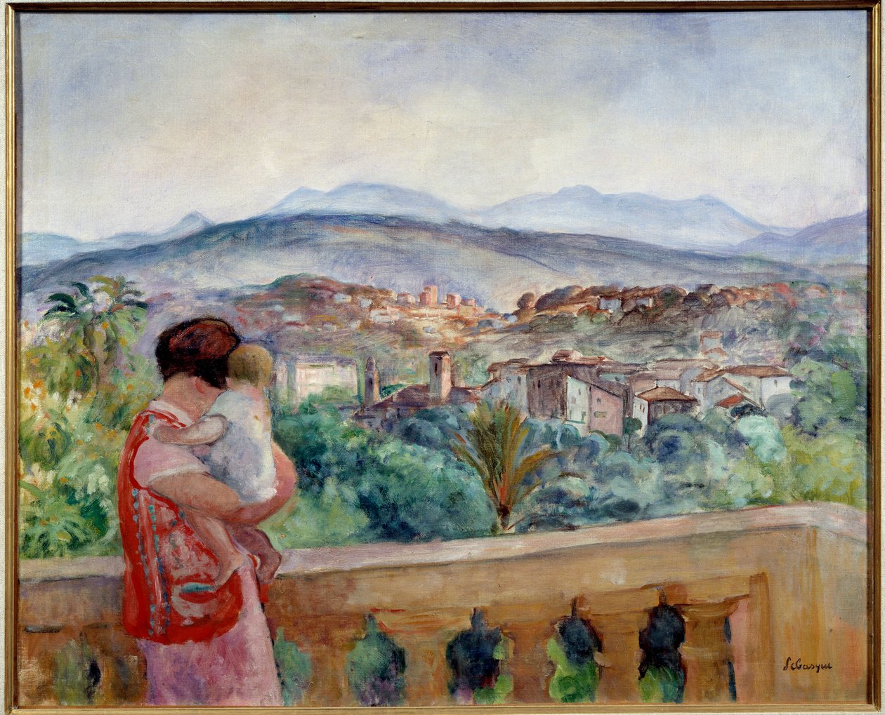Canet keväällä. Henri Lebasquen maalaus (1865 - 1937) tekijältä Henri Lebasque