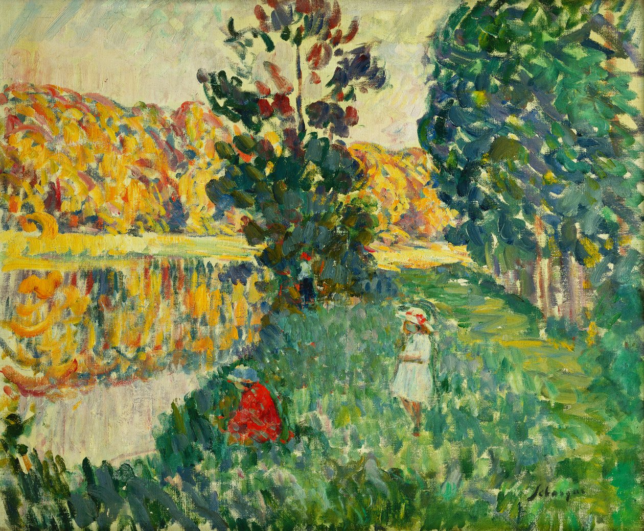 Pyhän Pietarin lammet; St. Pierren lammet, tekijältä Henri Lebasque