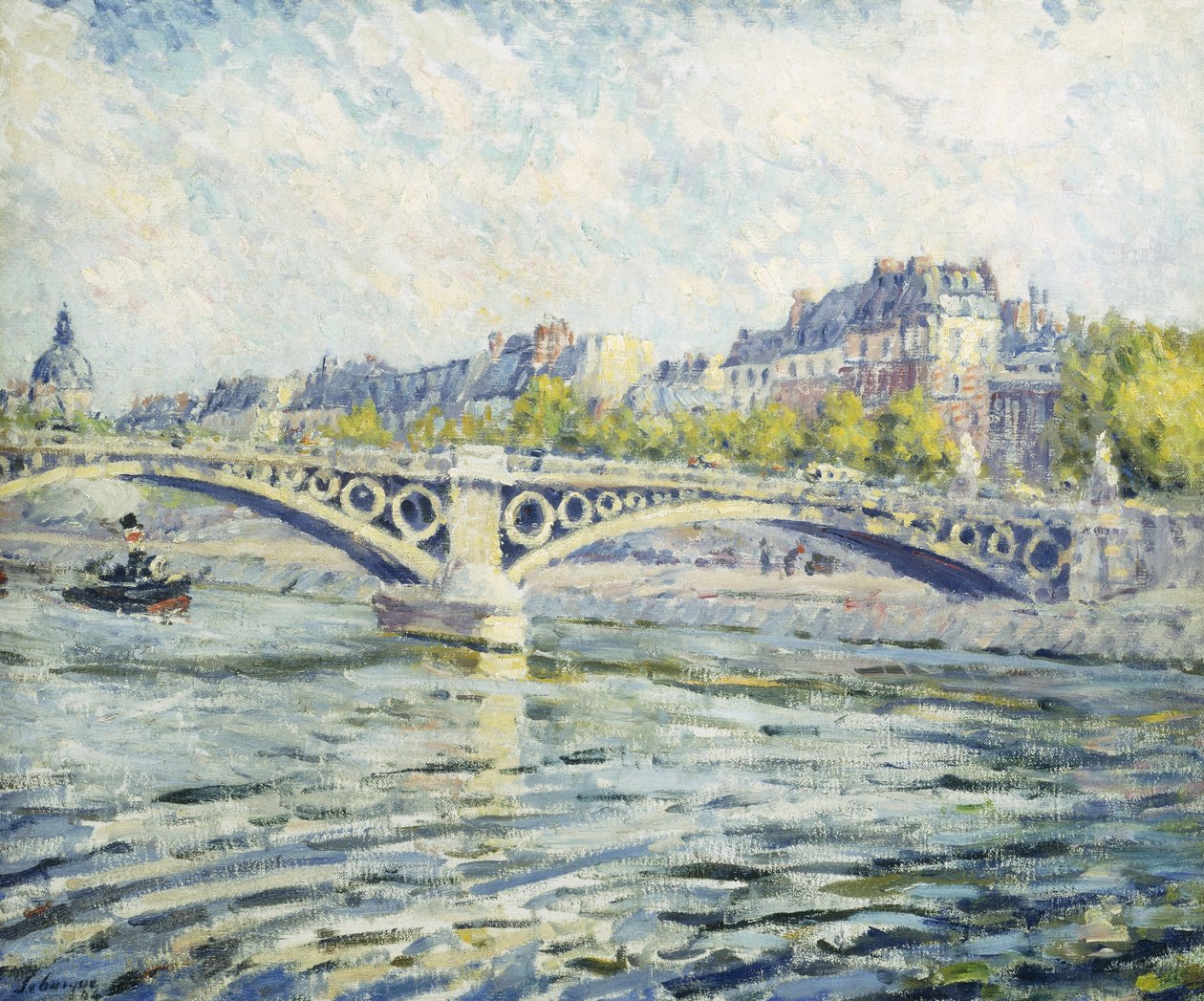 Seine, Pariisi; Seine Pariisissa, 1904 tekijältä Henri Lebasque
