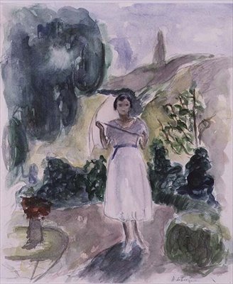 The Walk (akvarelli) tekijältä Henri Lebasque