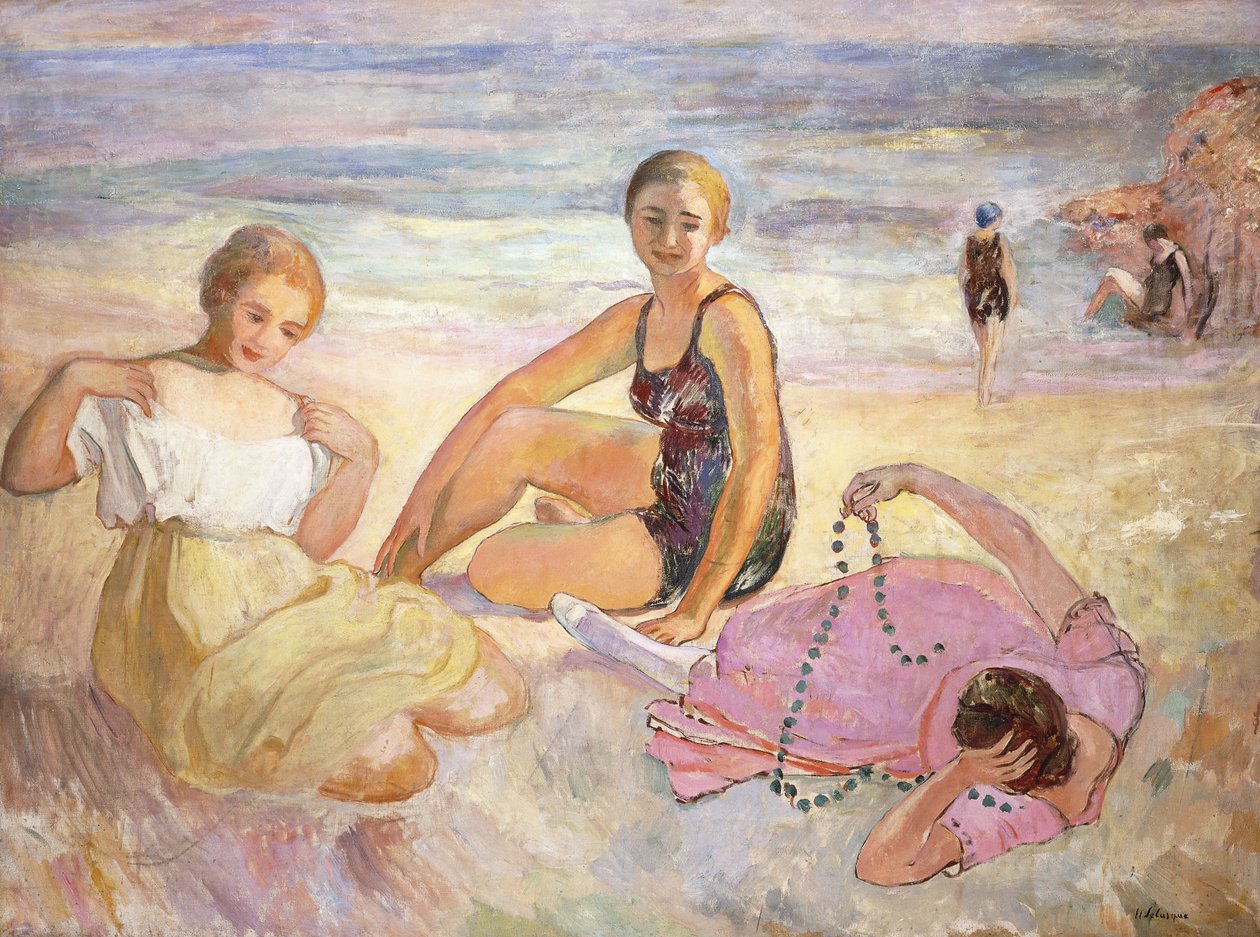 Kolme naista rannalla; Kolme naista rannalla, tekijältä Henri Lebasque