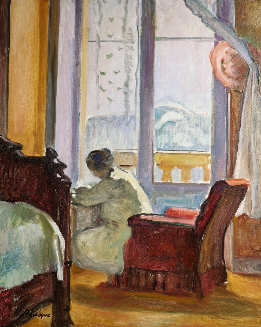Nainen kirjoittaminen tekijältä Henri Lebasque