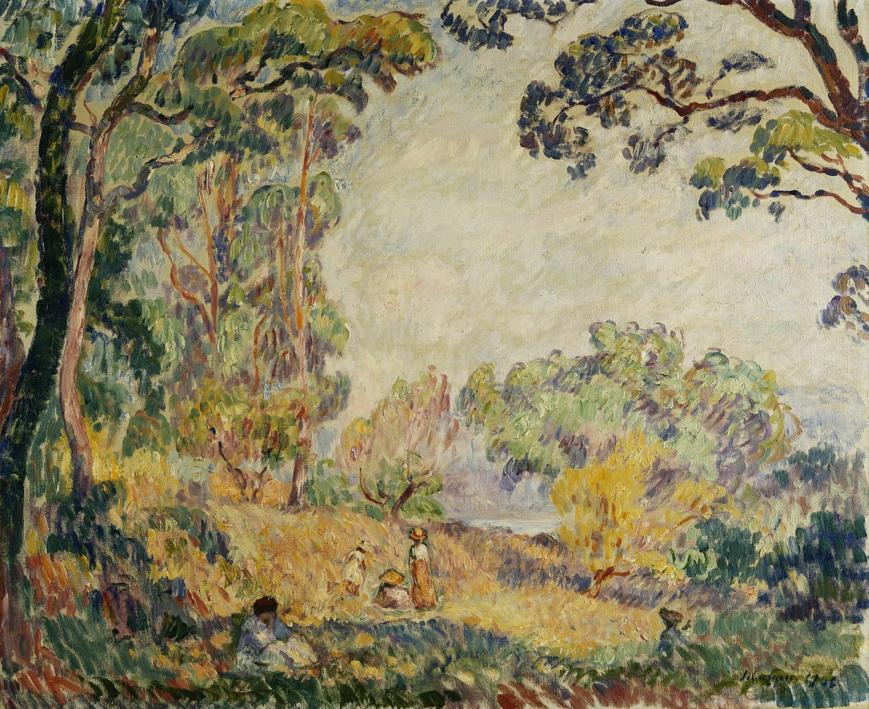 Naiset ja tytöt maaseudulla; Naisia ​​ja tyttöjä maaseudulla, 1906 tekijältä Henri Lebasque