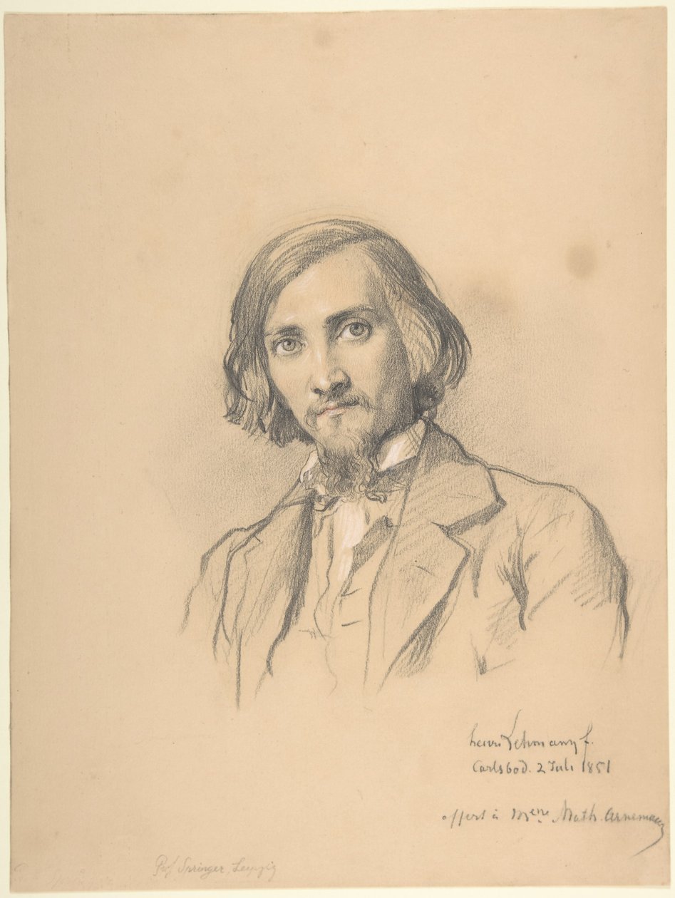 Anton Heinrich Springerin muotokuva (1825-1895) tekijältä Henri Lehmann