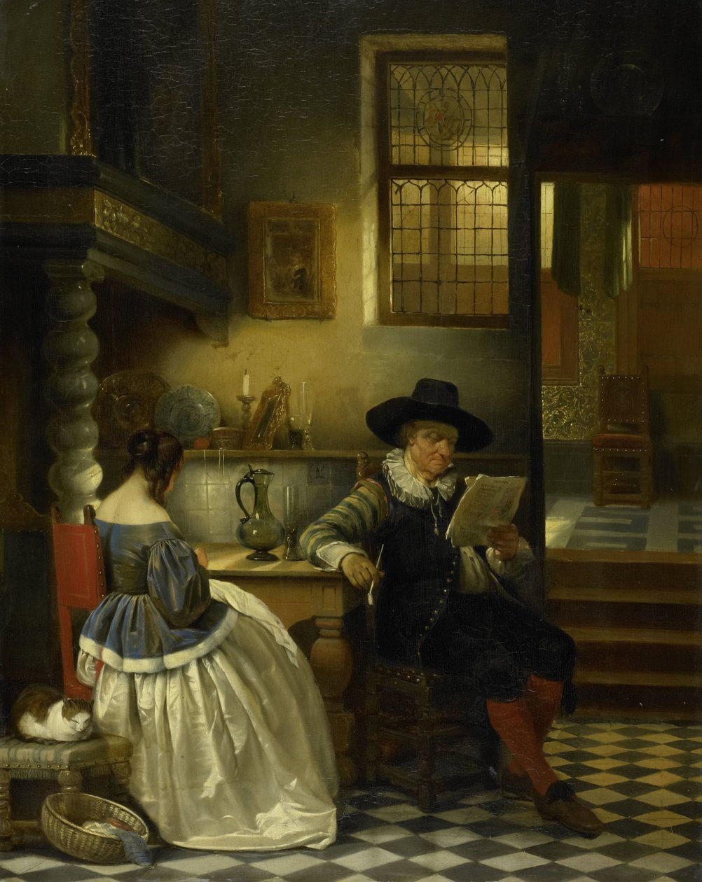 1700-luvun sisustus tekijältä Henri Leys (baron)