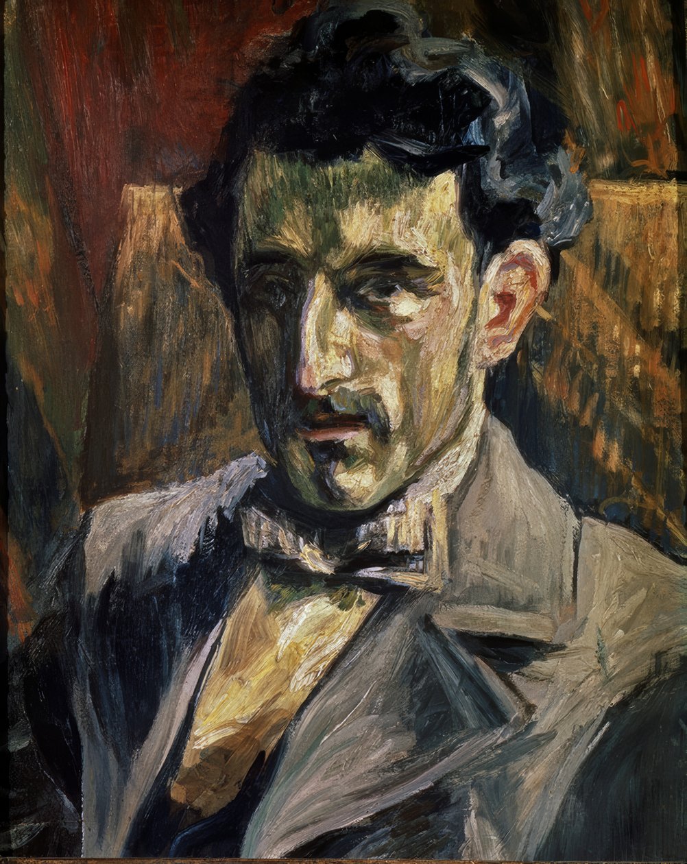 Maurice Ravelin muotokuva tekijältä Henri Manguin