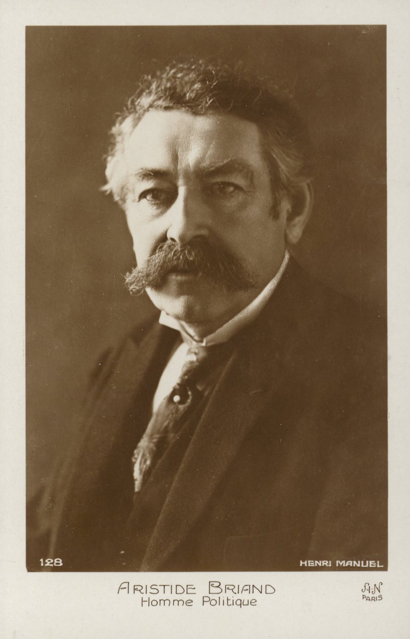 Aristide Briand (s/w-kuva) tekijältä Henri Manuel