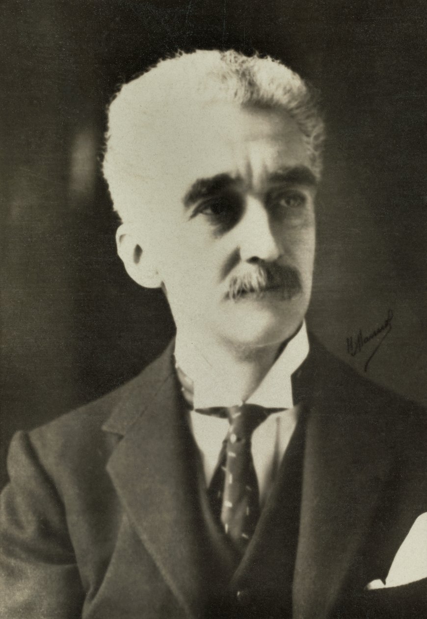 Belgialaisen Paul Hymansin muotokuva (kuva) tekijältä Henri Manuel