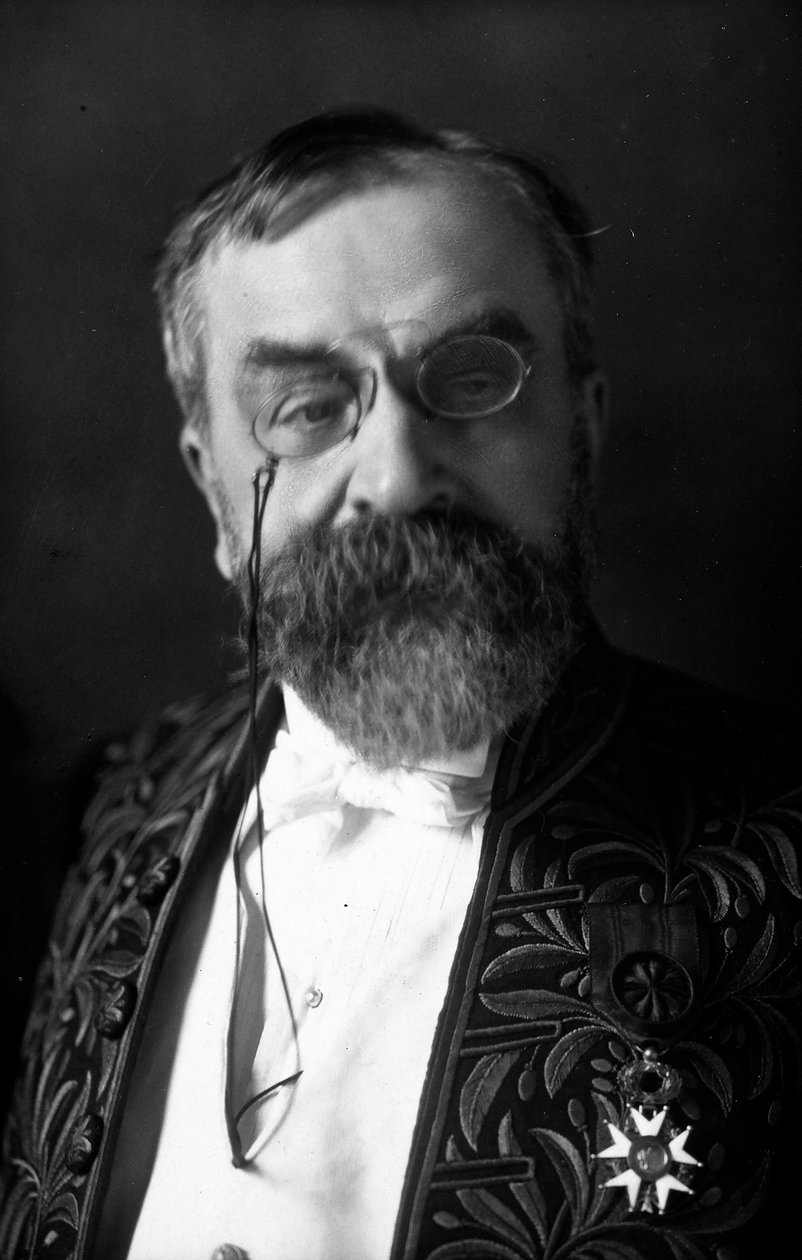 Muotokuva Camille Jullianista, Academie Française -akatemian jäsenestä. tekijältä Henri Manuel