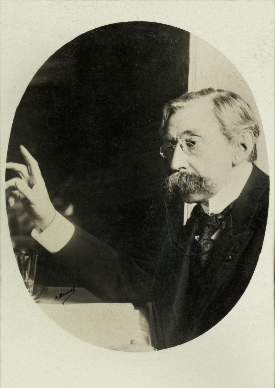 Emile Verhaerenin muotokuva (valokuva) tekijältä Henri Manuel