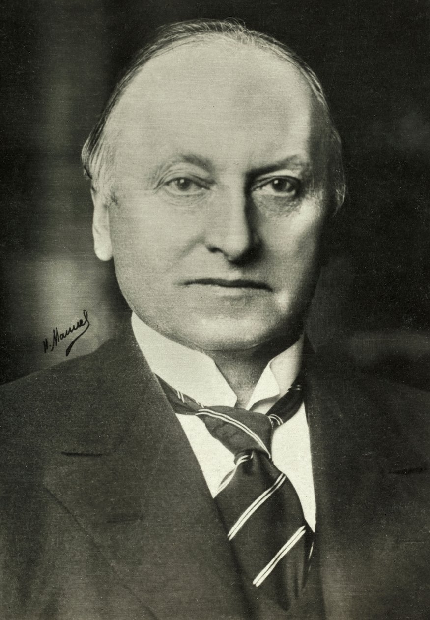 Lordi Georges Curzonin muotokuva (kuva) tekijältä Henri Manuel