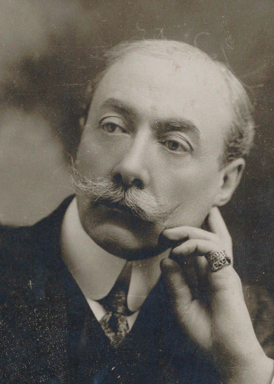 Pianistin ja säveltäjän André Messagerin muotokuva 1853-1929. tekijältä Henri Manuel