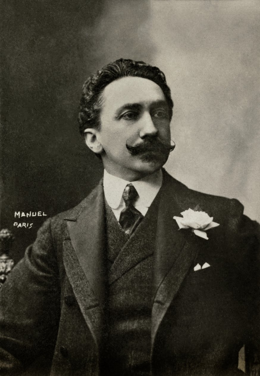 Kirjailija Robert De Montesquioun muotokuva ( 1855). tekijältä Henri Manuel