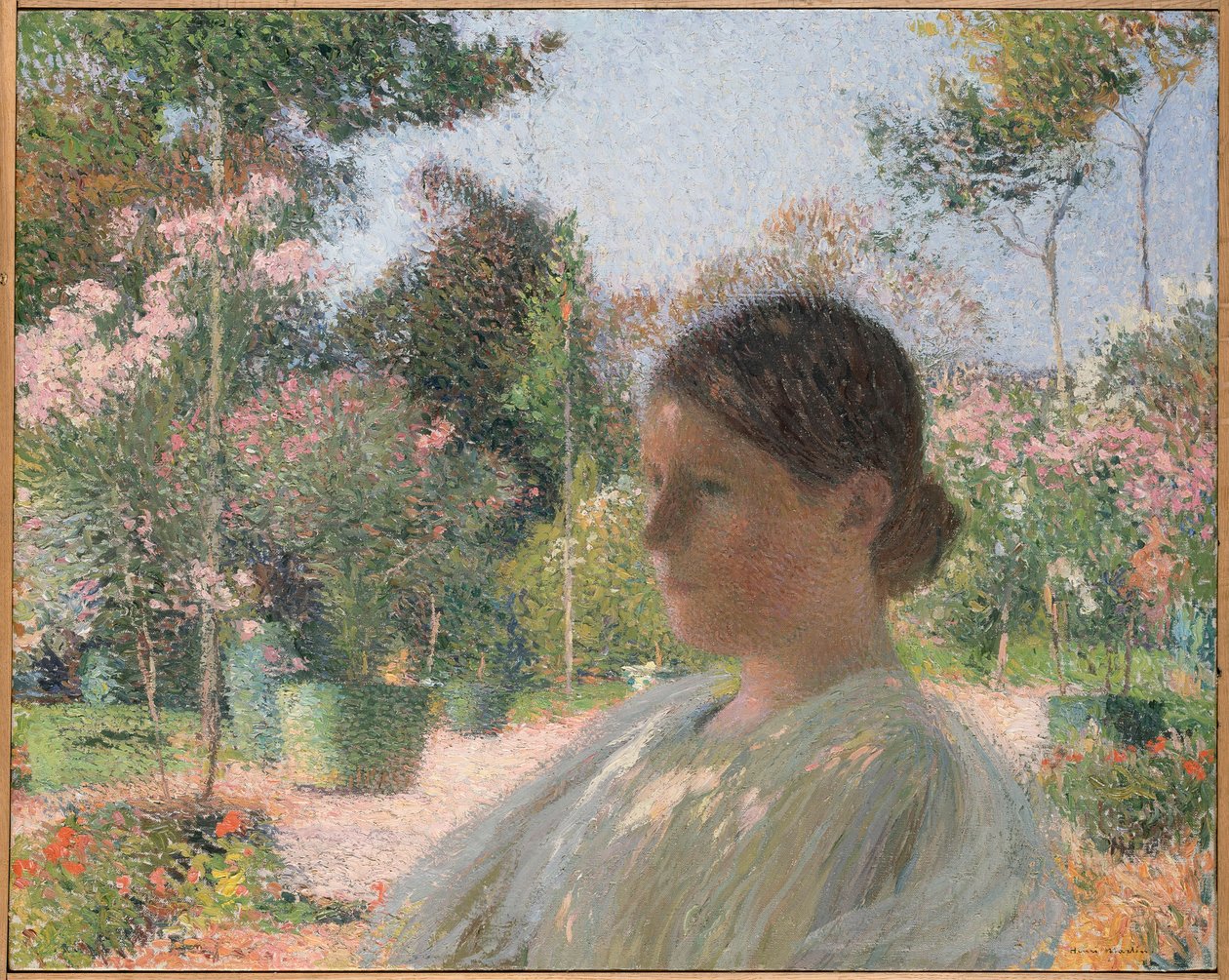 Puutarhassa, noin 1904. tekijältä Henri Martin