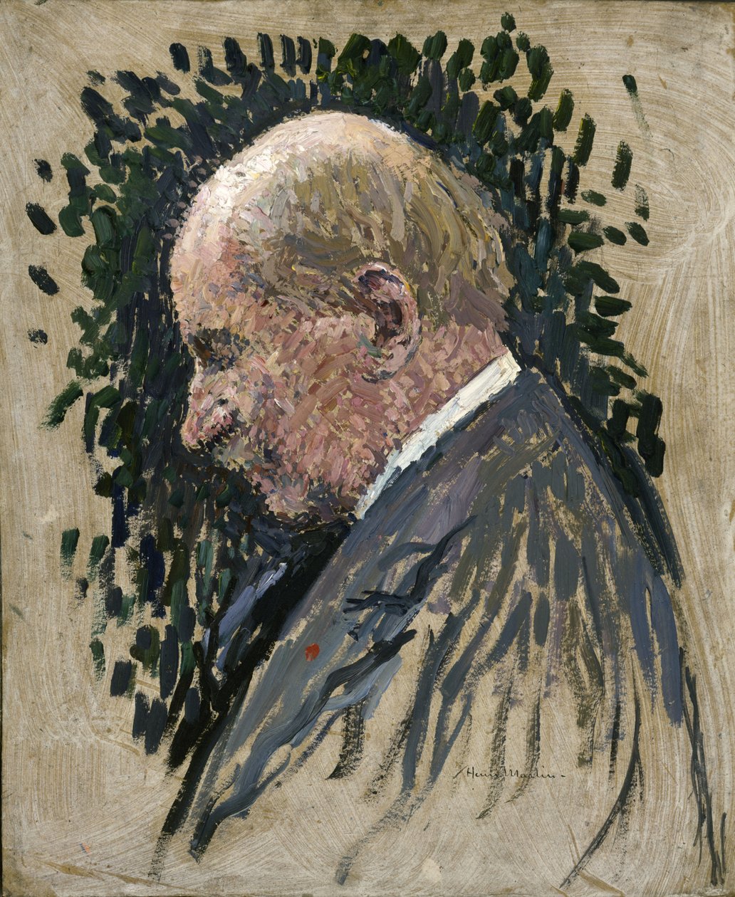 Muotokuva säveltäjä Gustave Charpentierista 1860-1956, noin 1932. tekijältä Henri Martin