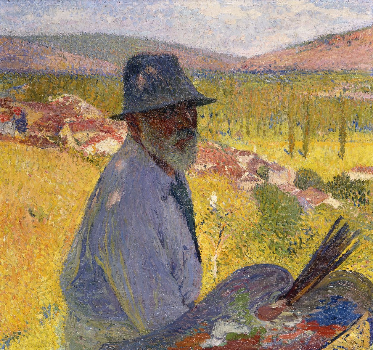 Omakuva La Bastide-du-Vertissä; Omakuva La Bastide-du-Vertissä, 1905 tekijältä Henri Martin