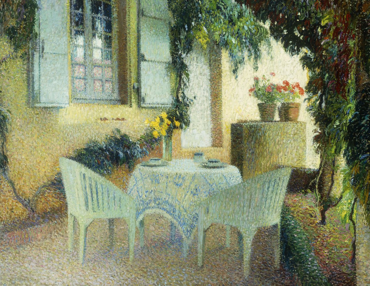 Marquayrolin kartanon terassi, tekijältä Henri Martin