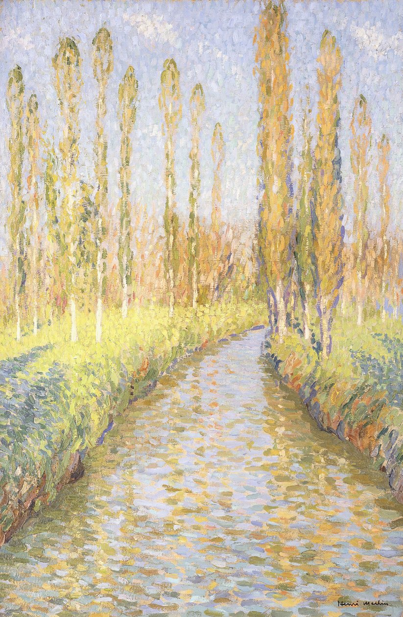Bastide du Vert syksyllä; La Bastide du Vert syksyllä, tekijältä Henri Martin