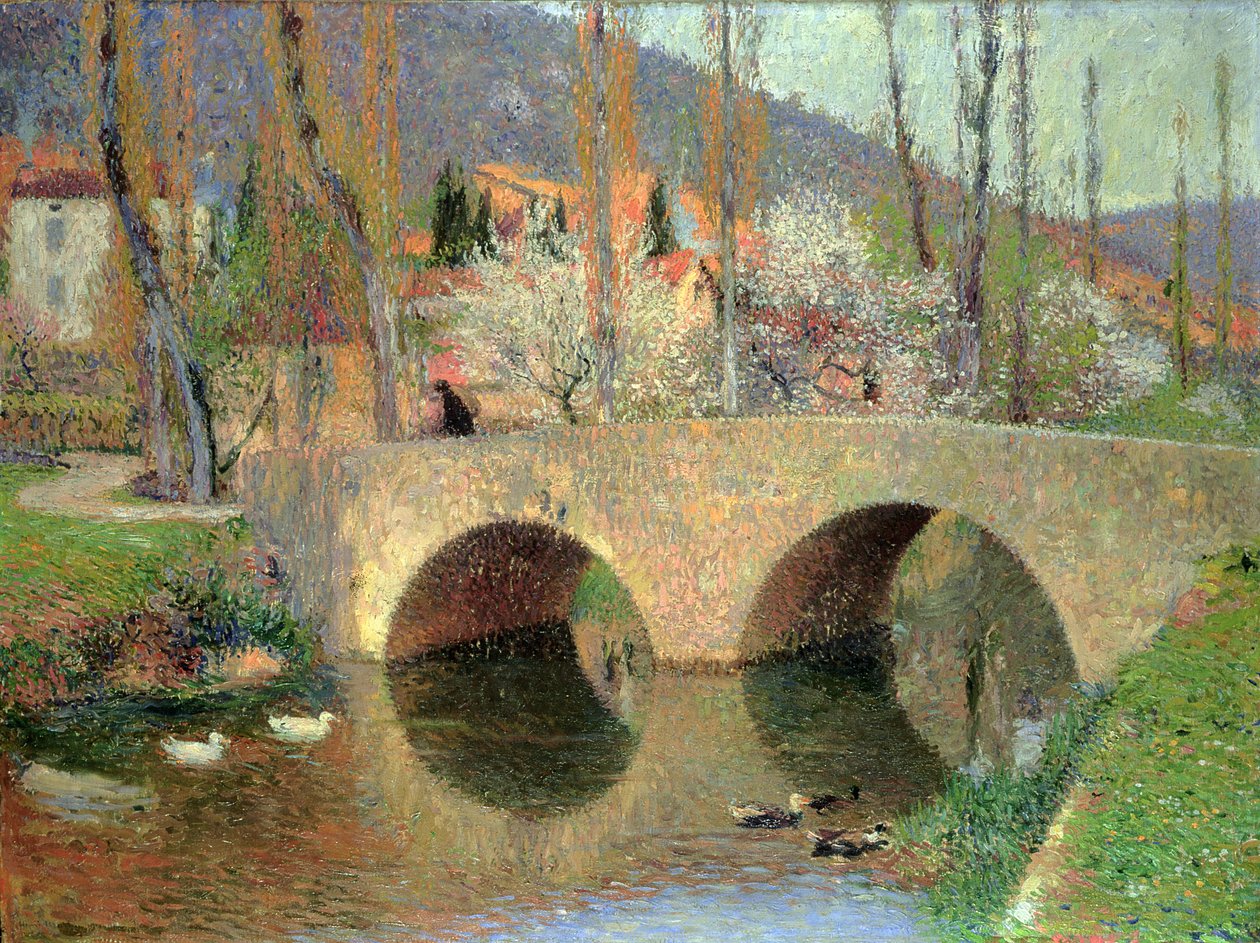 Silta Labastide du Vertissä keväällä 1911 tekijältä Henri Martin