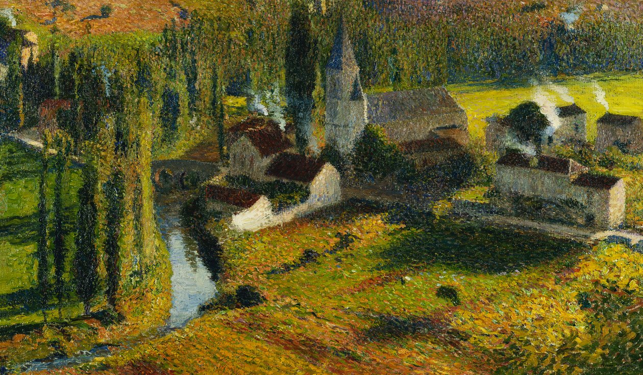 Linnoitettu kaupungin vihreä; La Bastide du Vert, tekijältä Henri Martin