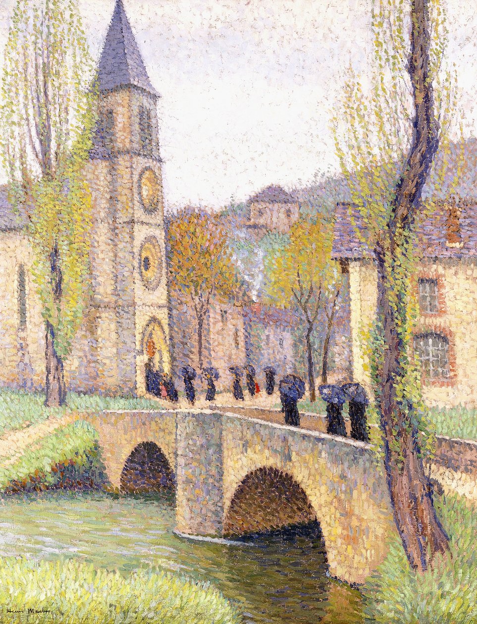 Messutunti Bastide du Vertissa, n. 1920 tekijältä Henri Martin
