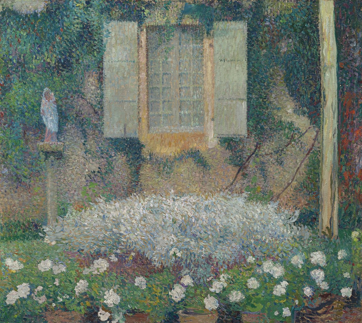 Keittiön ikkuna puutarhaan Marquayrolissa, c. 1916 tekijältä Henri Martin