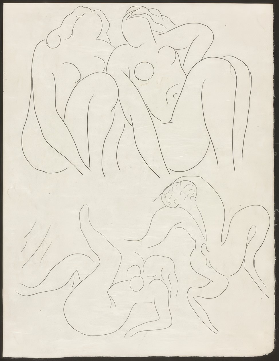 Fauni iltapäivällä, levy viisitoista teoksesta Poesies de Mallarmé. tekijältä Henri Matisse