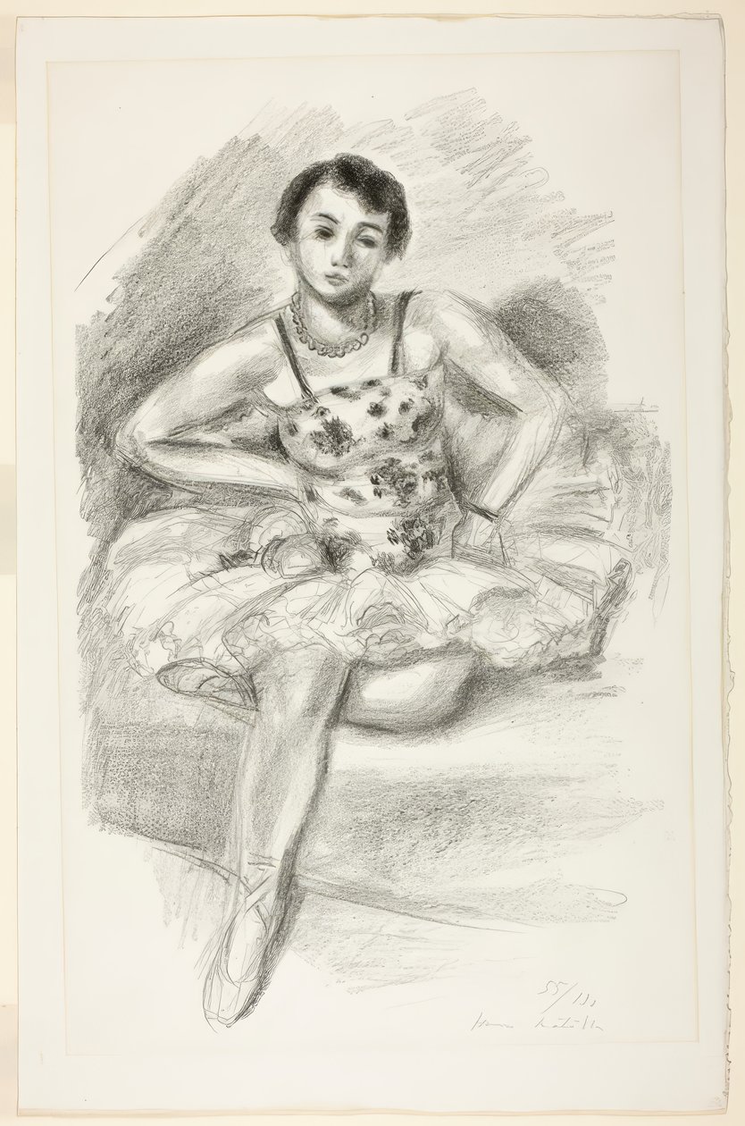 Balettitanssija, alkaen Kymmenen tanssijaa tekijältä Henri Matisse