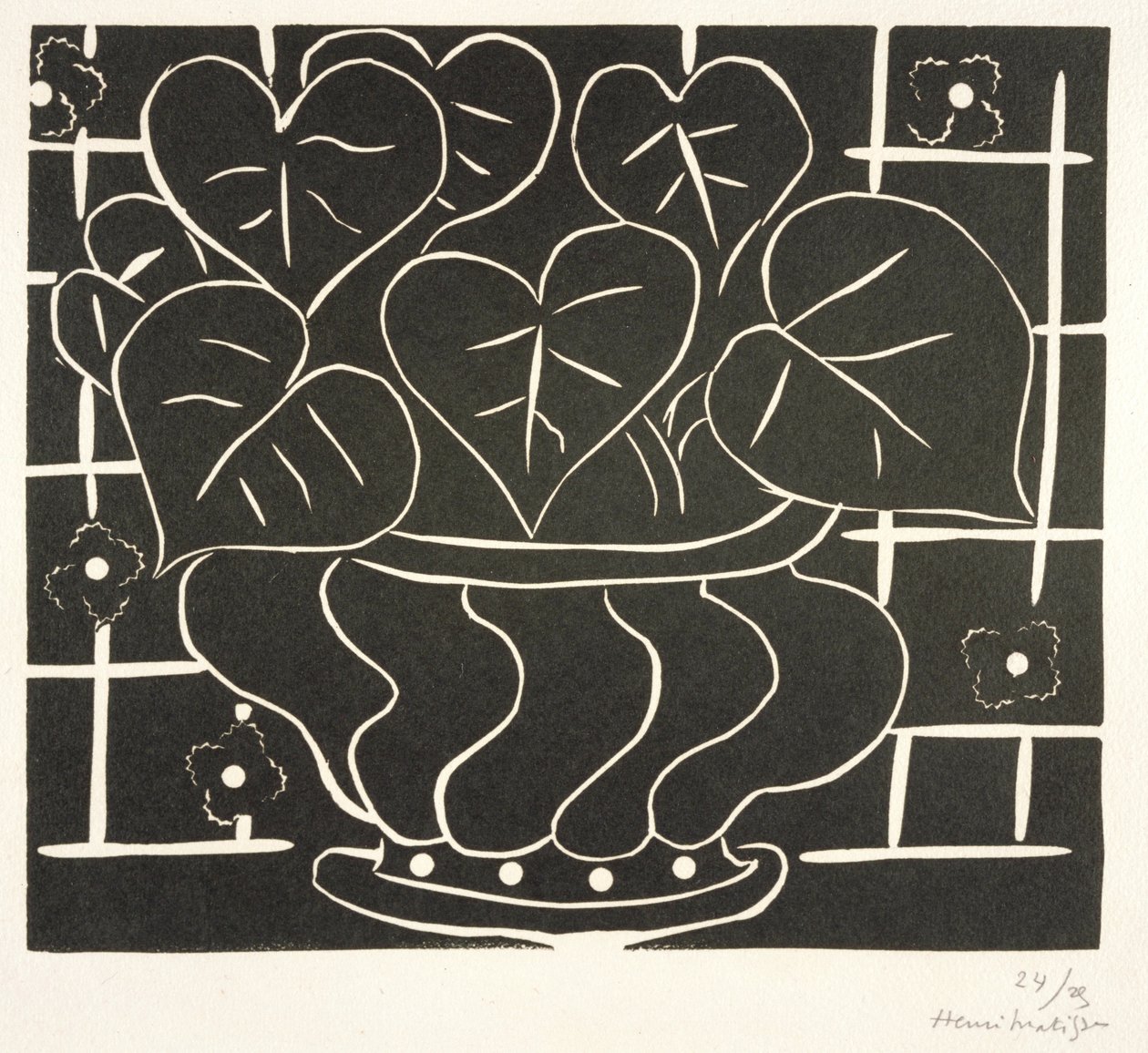 Begonioiden kulho I tekijältä Henri Matisse