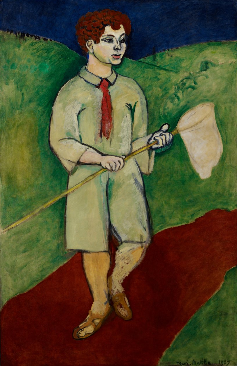 Poika ja perhonen verkko tekijältä Henri Matisse