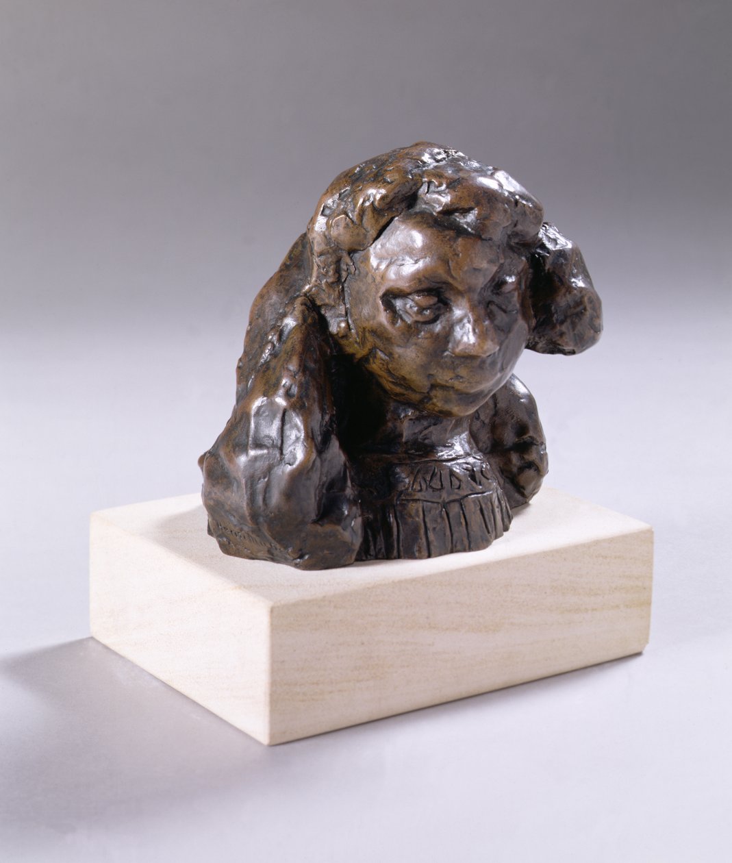 Filletten (Marguerite) rintakuva, 1905-06 (pronssi, ruskea patina) tekijältä Henri Matisse
