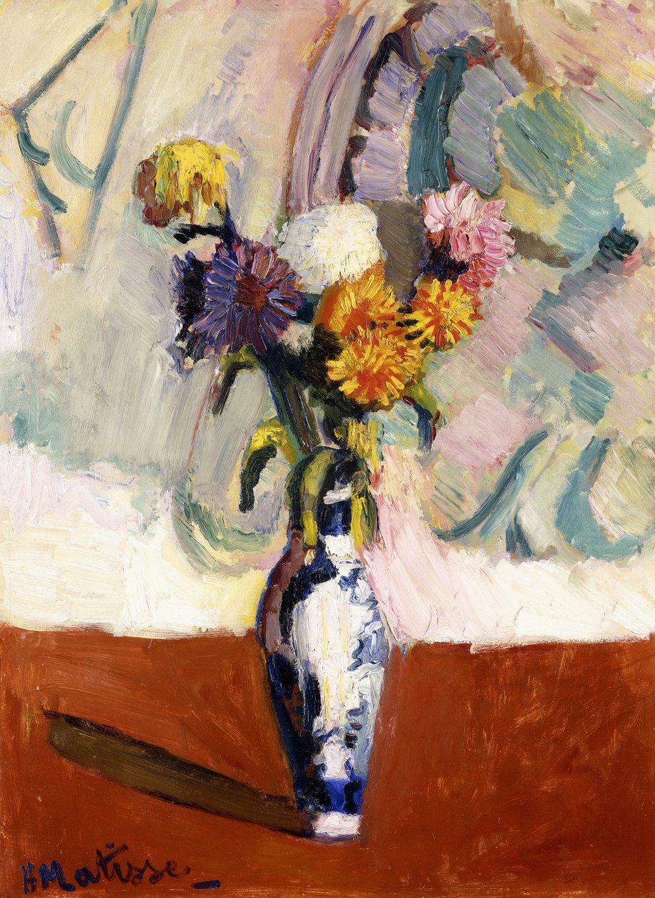 Krysanteemit Kiina maljakko tekijältä Henri Matisse