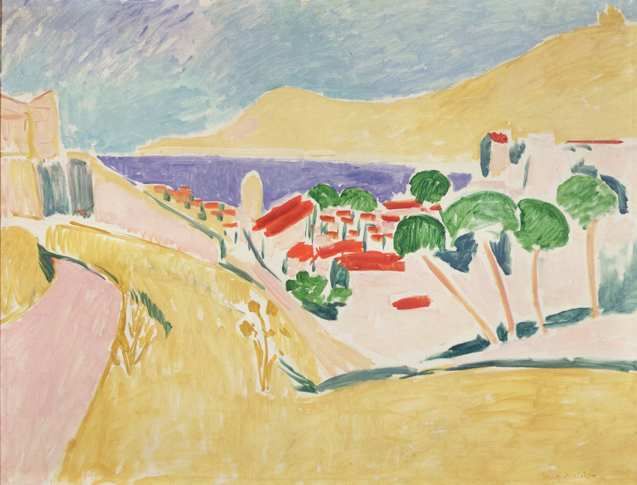 Collioure, noin 1906-11 (öljy kankaalle). tekijältä Henri Matisse