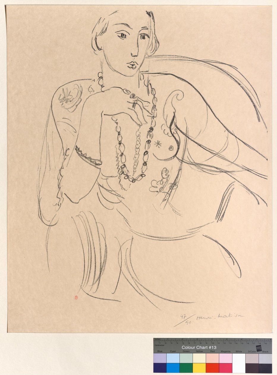 Nainen kaulakorulla tekijältä Henri Matisse