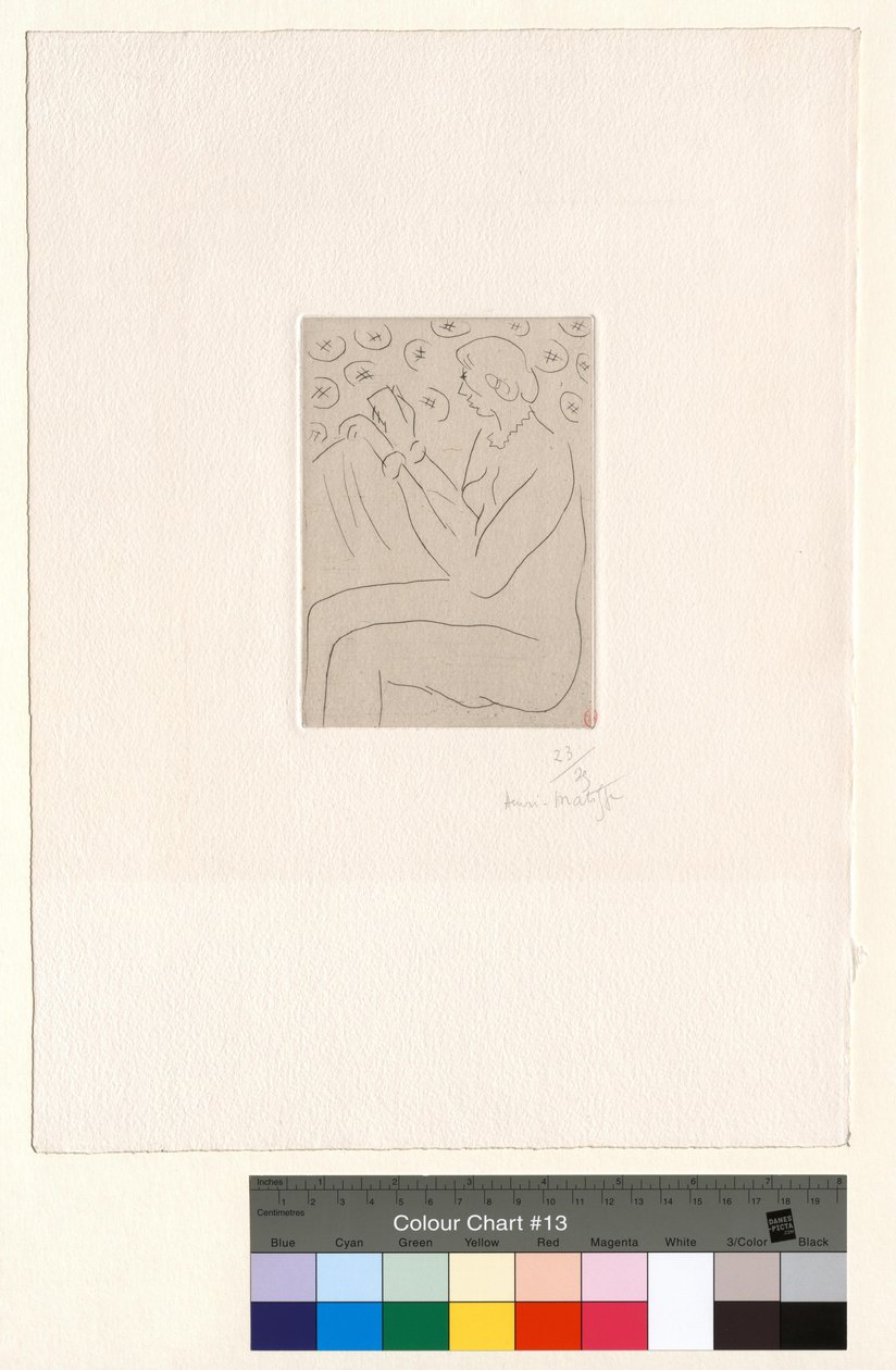 Lukeva hahmo tekijältä Henri Matisse