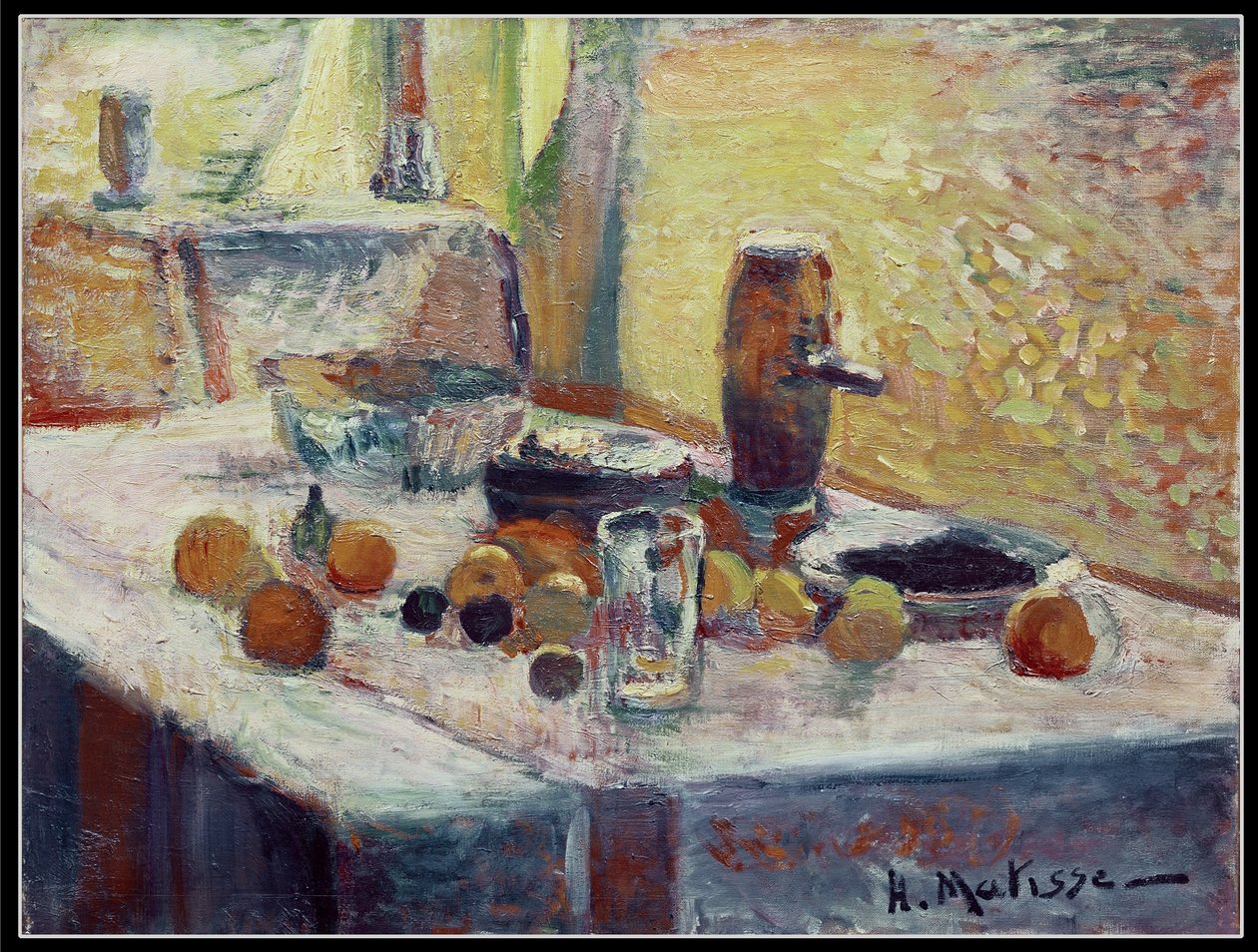 Ensimmäinen oranssi asetelma tekijältä Henri Matisse