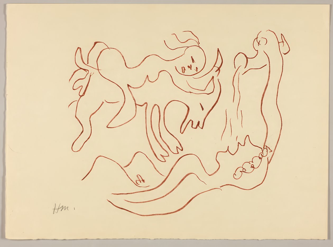 Valikoima Ronsardin Amoursia tekijältä Henri Matisse