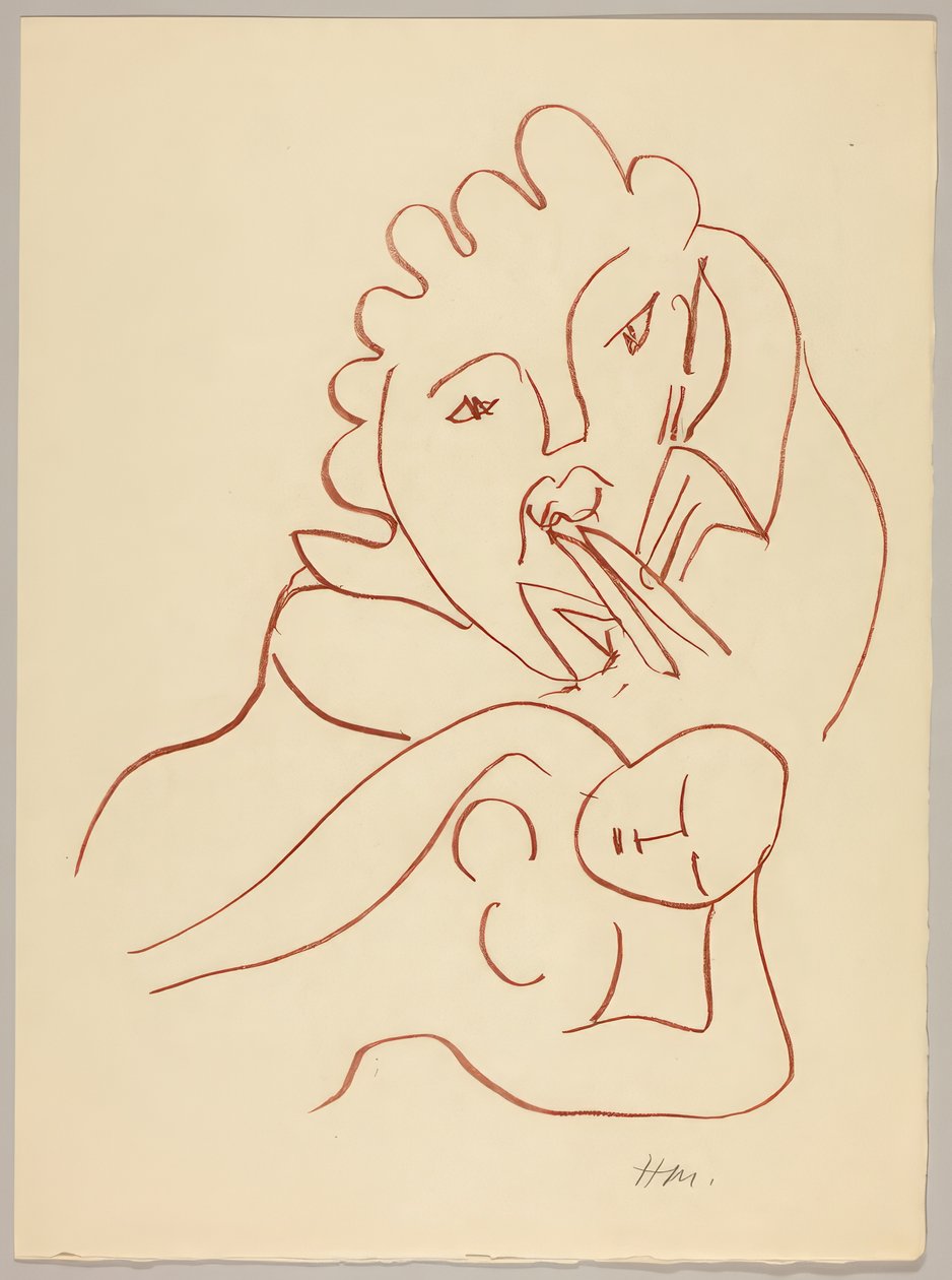 Valikoima Ronsardin Amoursia tekijältä Henri Matisse