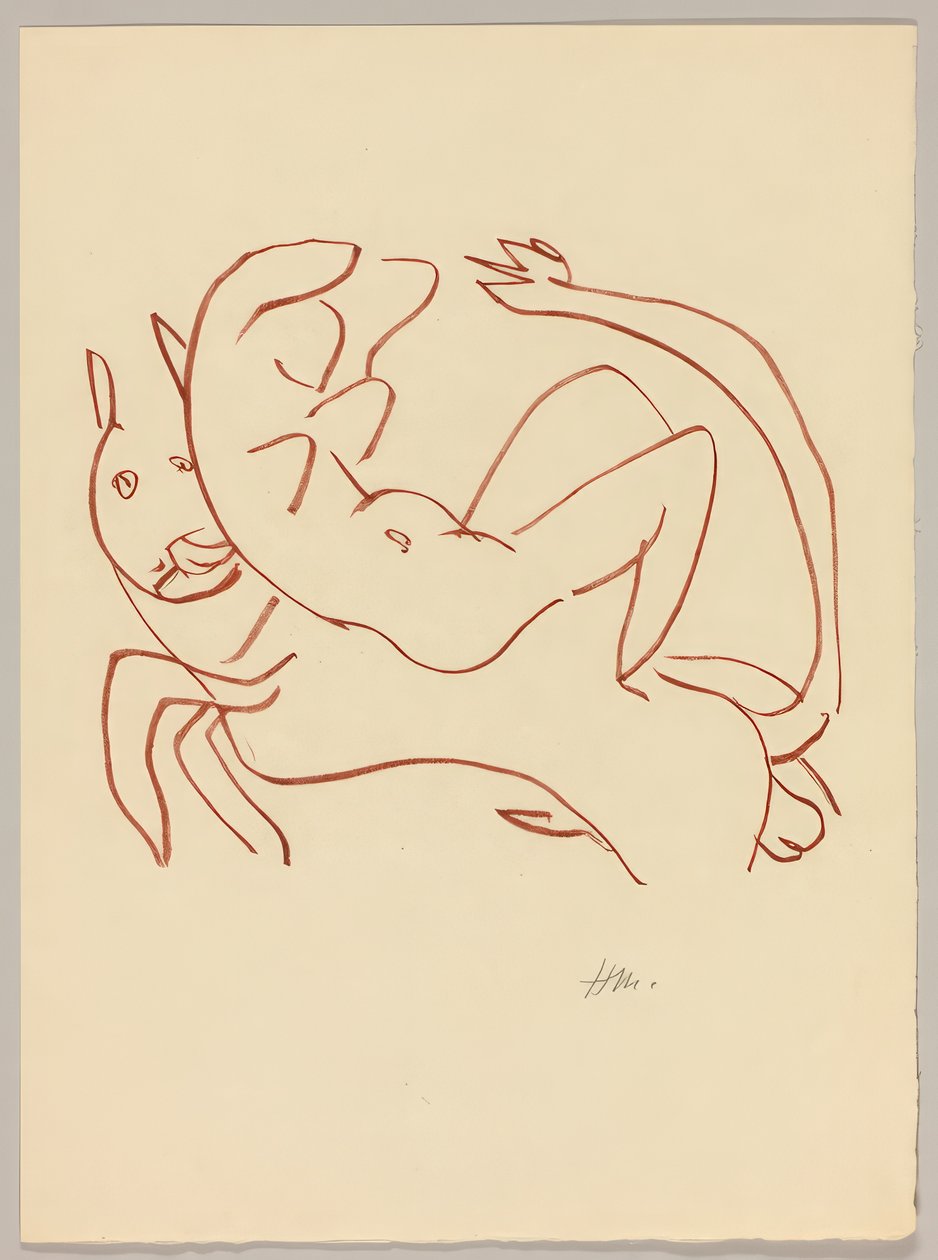 Valikoima Ronsardin Amoursia tekijältä Henri Matisse