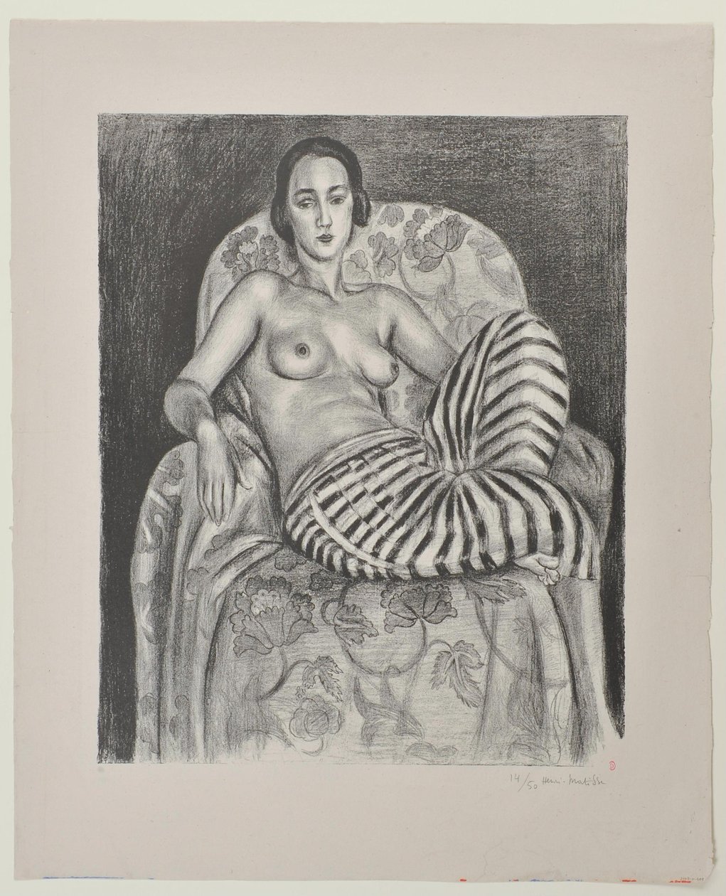 Suuri odaliski bajadeerihousuissa tekijältä Henri Matisse