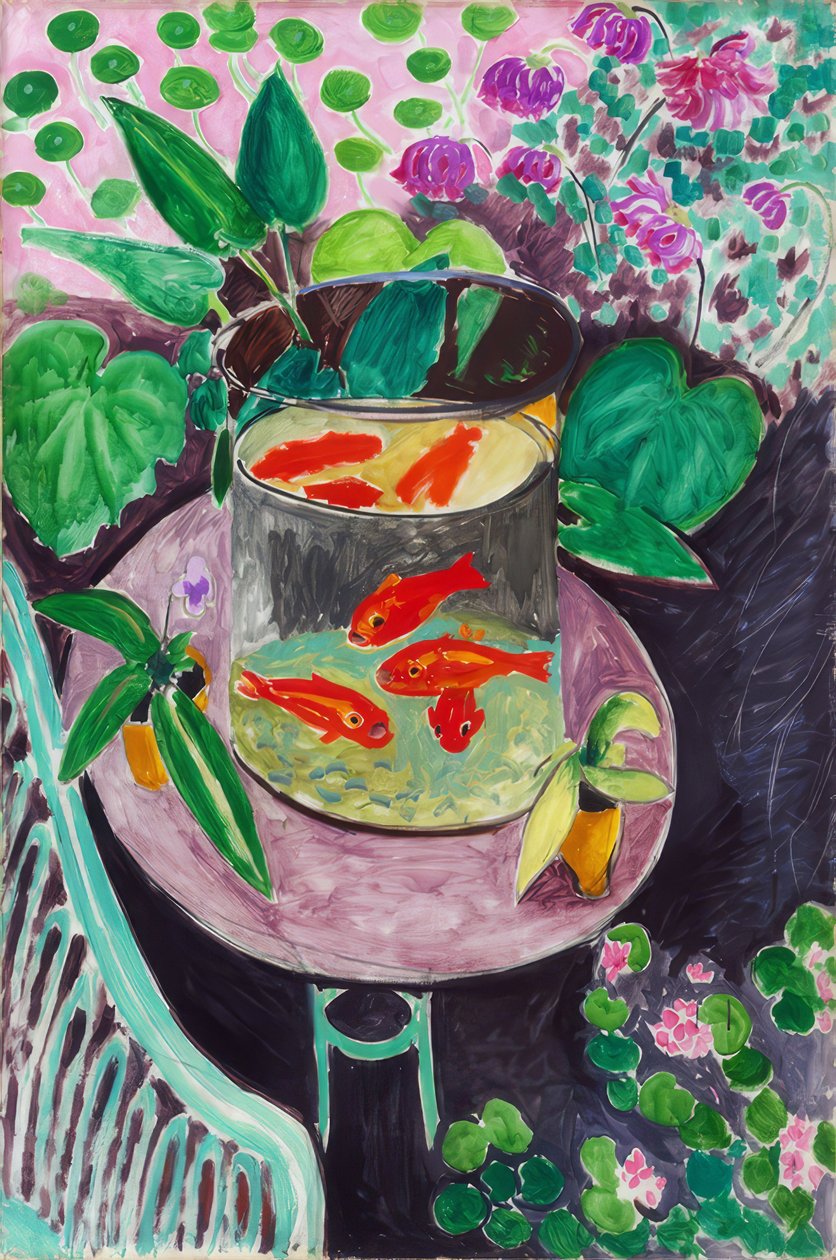 Henri Matisse, "Kultakala" / Öljy kankaalle, 1912 tekijältä Henri Matisse
