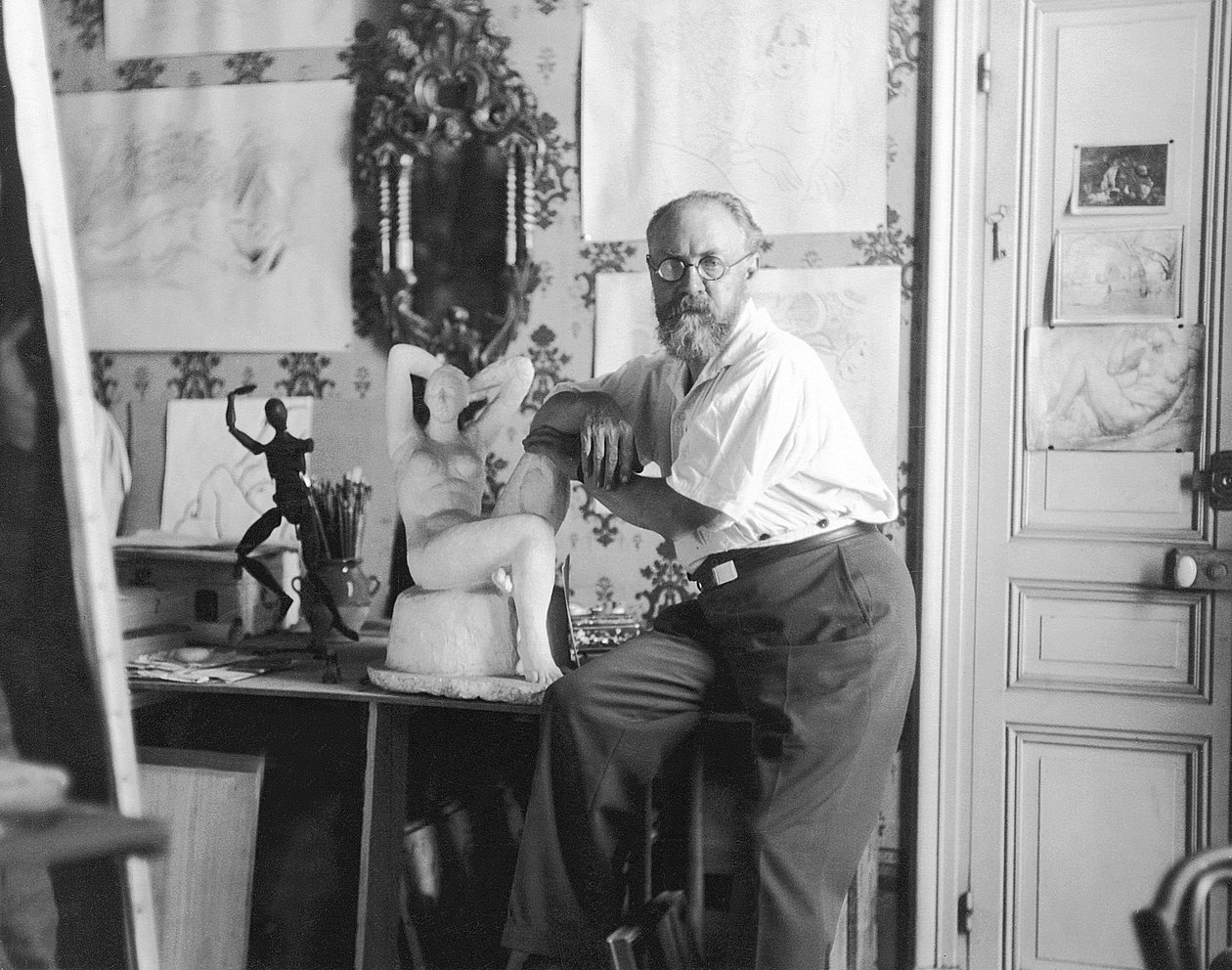 Henri Matisse, taidemaalari (s/w-kuva) tekijältä Henri Matisse