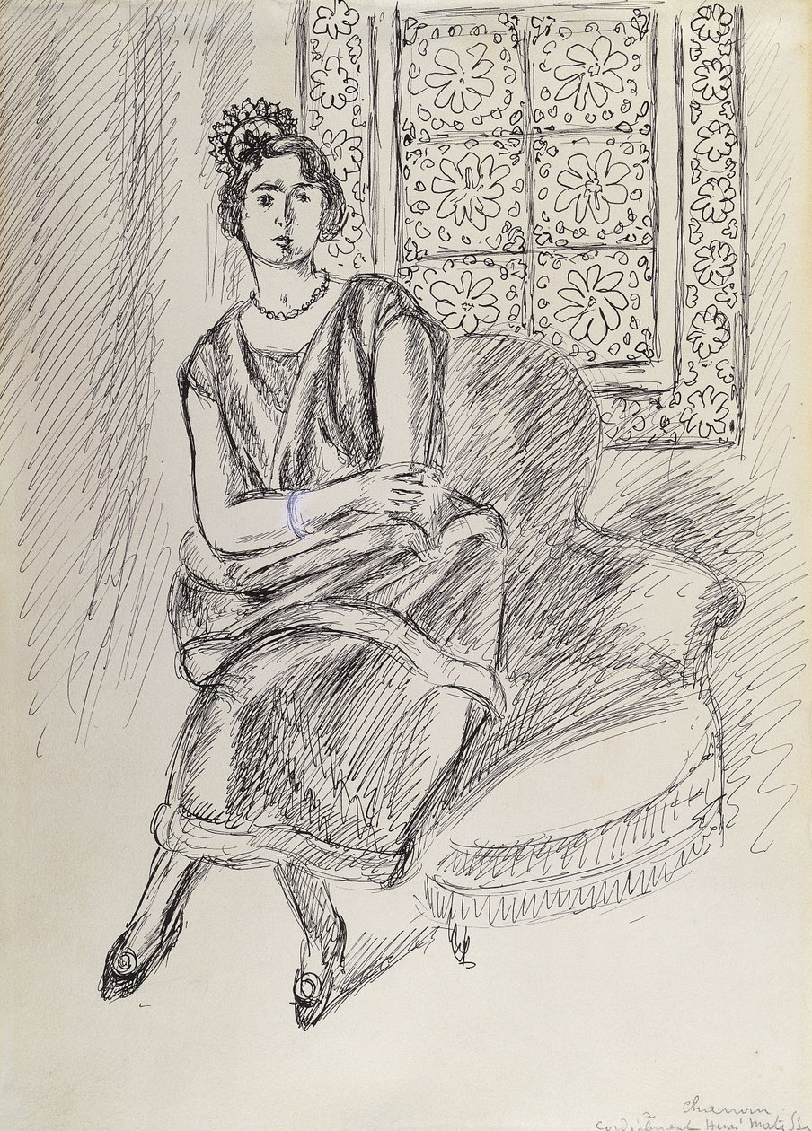 Henriette ja Moucharabieh ikkuna tekijältä Henri Matisse