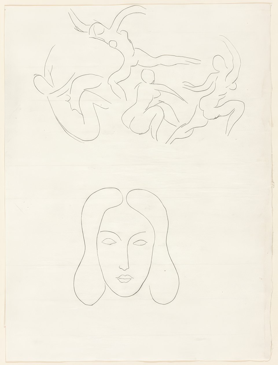 Hérodiade, Scène lV, levy kolmetoista teoksesta Poesies de Mallarmé. tekijältä Henri Matisse