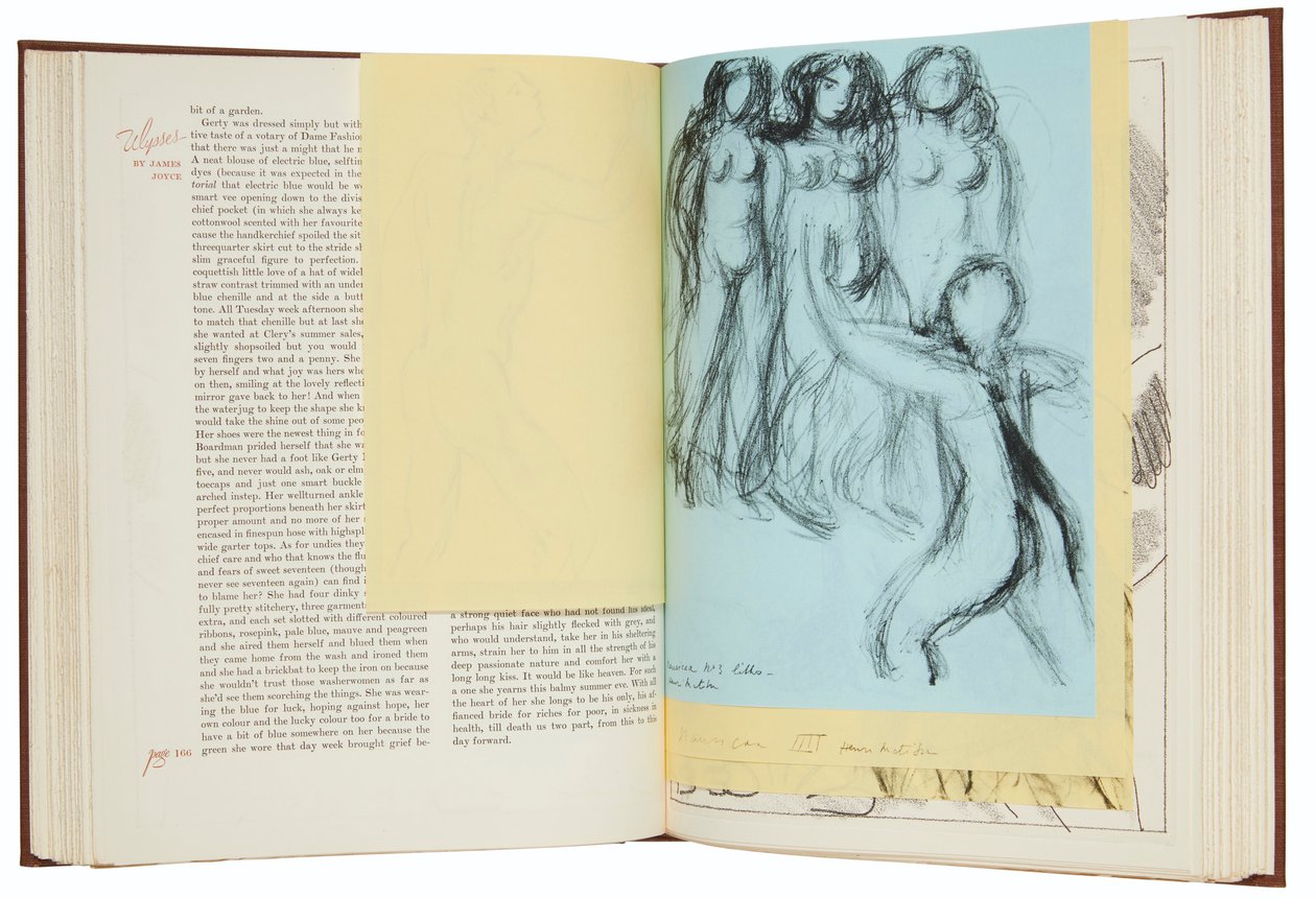 James Joycen (1882-1941) Ulyssesin kuvitettu painos. tekijältä Henri Matisse