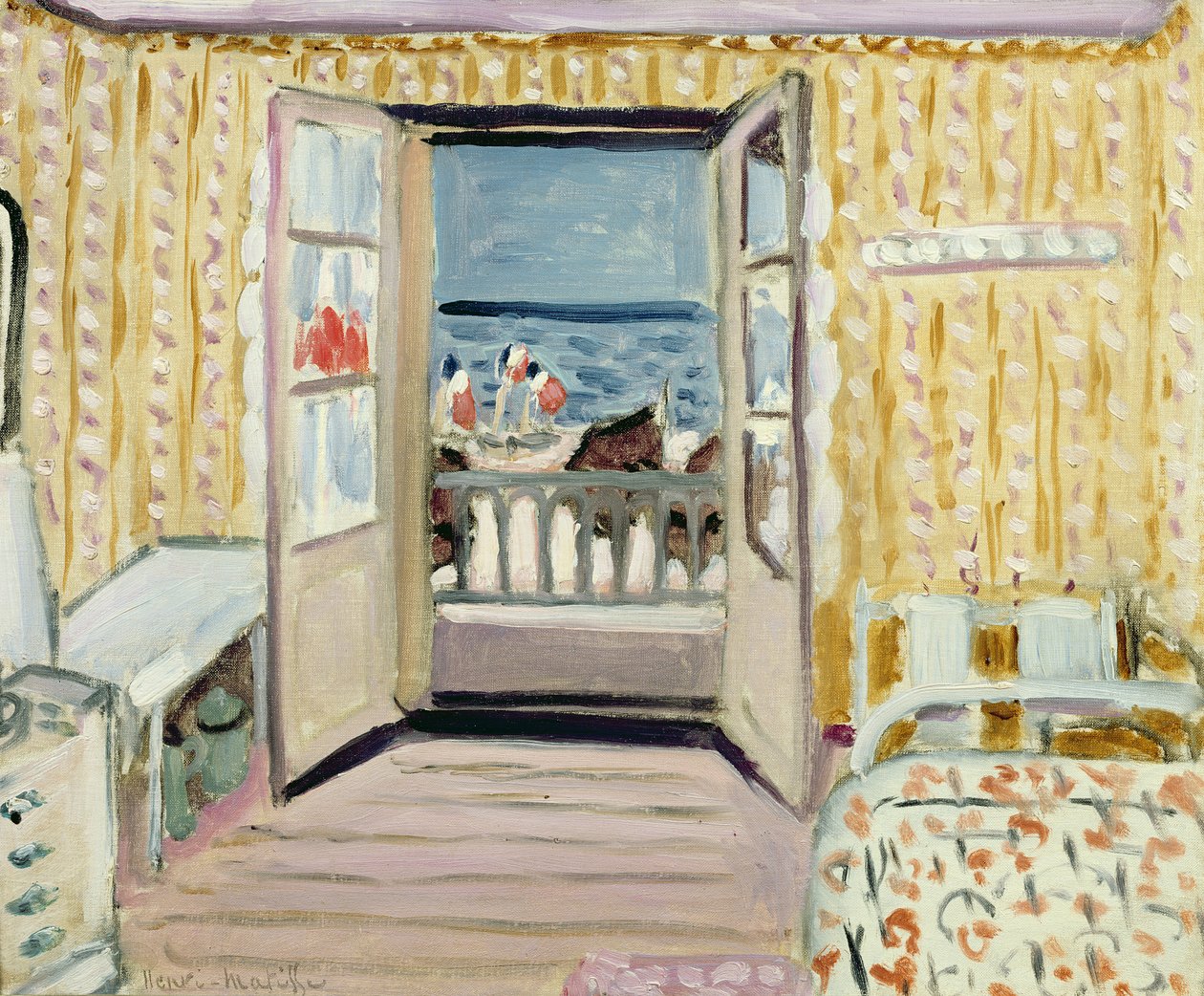 Sisätilat, 14. heinäkuuta, Etretat tekijältä Henri Matisse