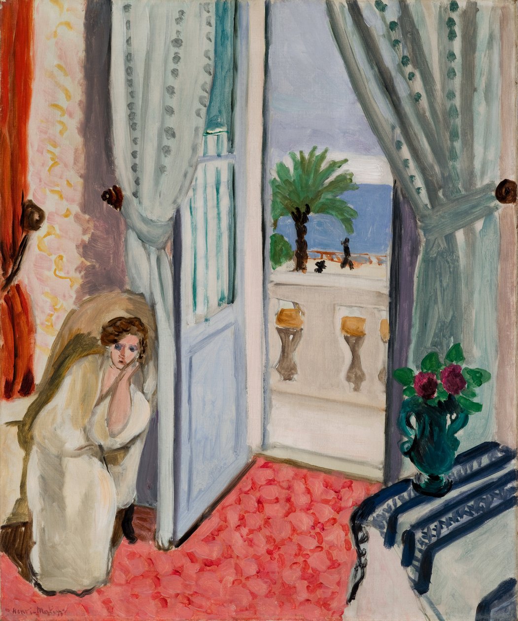 Nizzan sisätilat, 1919 (öljy kankaalle). tekijältä Henri Matisse