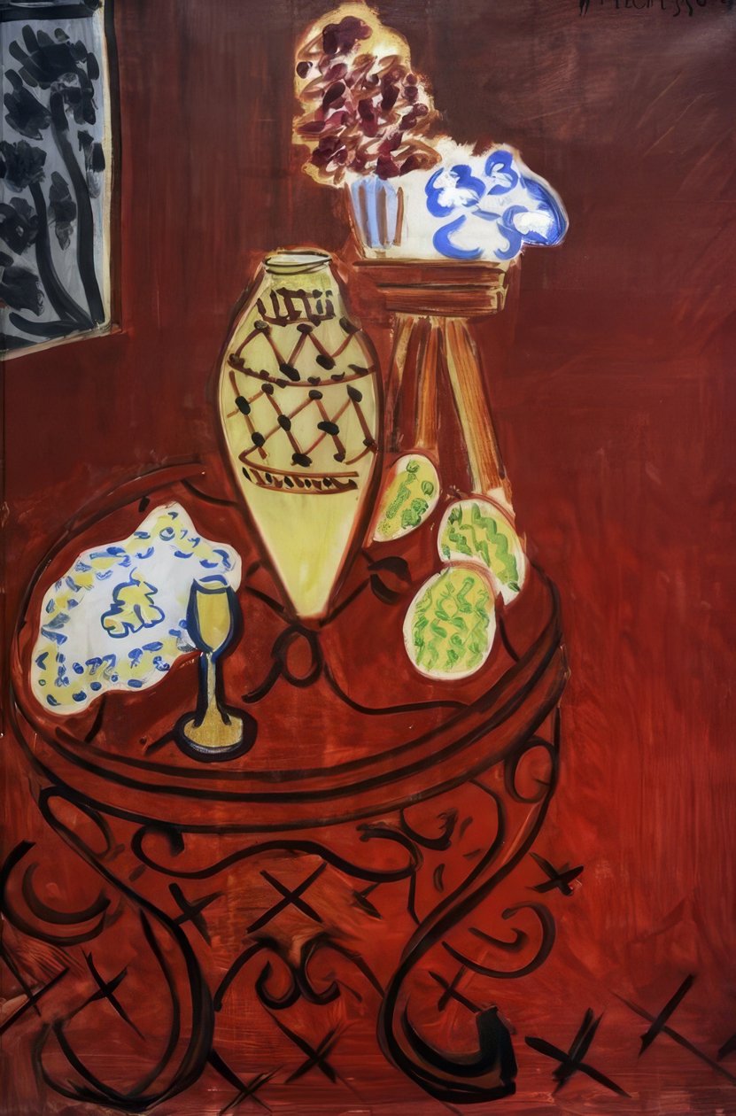 Sisustus venetsialainen punainen tekijältä Henri Matisse