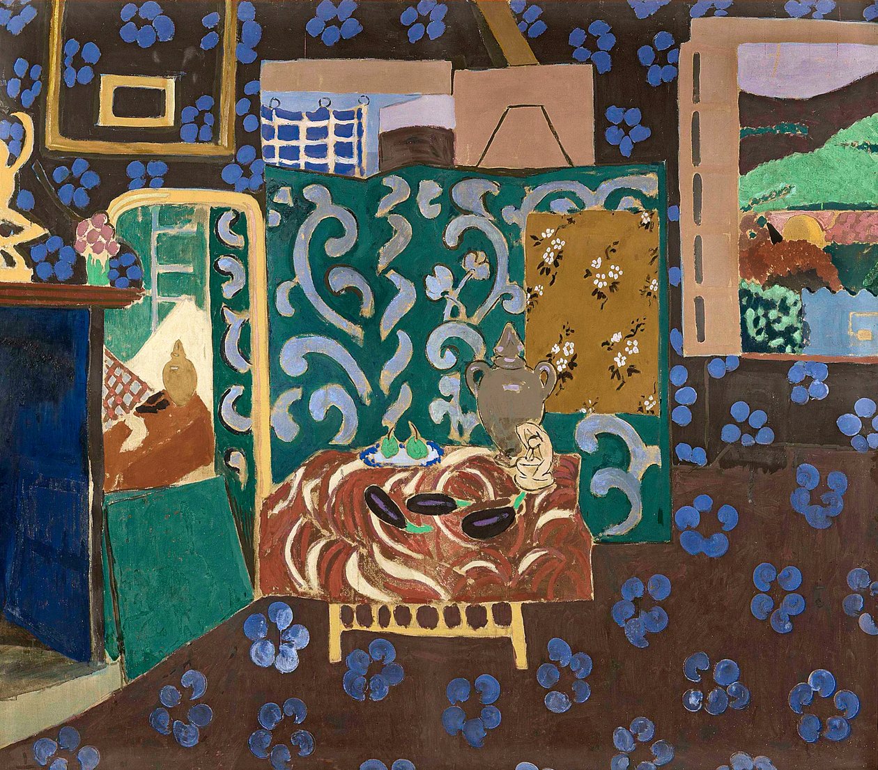 Sisustus munakoisojen kanssa tekijältä Henri Matisse